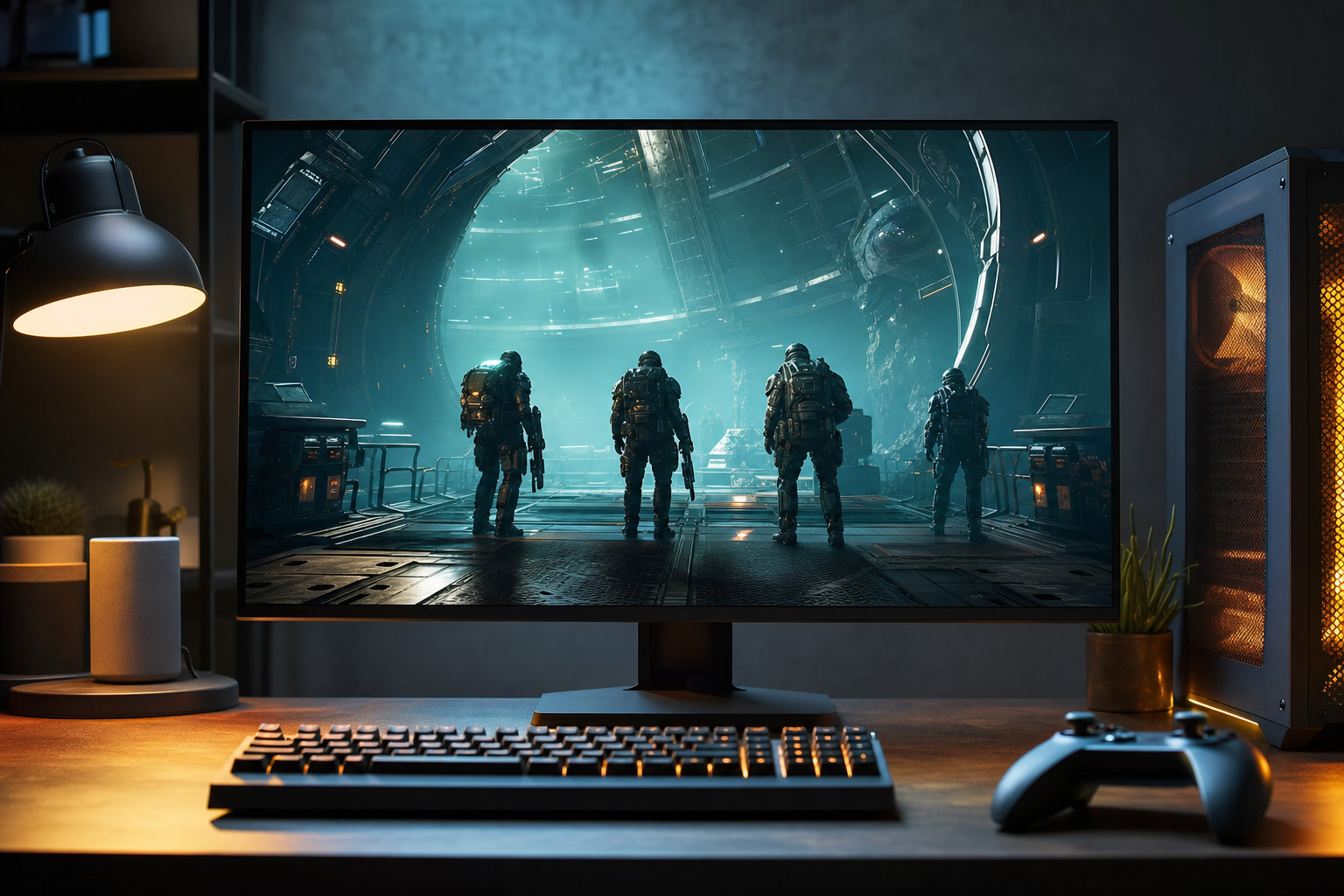 Espace gaming pro avec l eclairage moderne playsupery.com